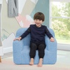 image:imageDelta Children Personalized Sherpa Cozee Chair  Customize with Name  Foam Kids Chair for Ages 18 Months and Up Hot PinkPowder Blue