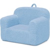 image:imageDelta Children Personalized Sherpa Cozee Chair  Customize with Name  Foam Kids Chair for Ages 18 Months and Up Hot PinkPowder Blue