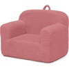 image:imageDelta Children Personalized Sherpa Cozee Chair  Customize with Name  Foam Kids Chair for Ages 18 Months and Up Hot PinkRose