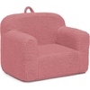 image:imageDelta Children Personalized Sherpa Cozee Chair  Customize with Name  Foam Kids Chair for Ages 18 Months and Up Hot PinkRose