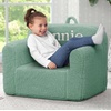 image:imageDelta Children Personalized Sherpa Cozee Chair  Customize with Name  Foam Kids Chair for Ages 18 Months and Up Hot PinkSage