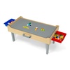 image:imageDelta Children Play N Store Building Bricks Play Table with 100 Play Bricks Included  Large Brick Plate Compatible with LEGO MegaBlocks amp More  Legs Fold for Easy Under Bed Storage Grey