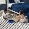image:imageDelta Children Play N Store Building Bricks Play Table with 100 Play Bricks Included  Large Brick Plate Compatible with LEGO MegaBlocks amp More  Legs Fold for Easy Under Bed Storage Grey