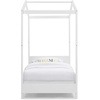 image:imageDelta Children Poppy House Wood Twin Bed Platform Bed  No Box Spring Needed GreyBianca White