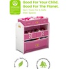 image:imageDelta Children Princess Crown Design amp Store 6 Bin Toy Storage Organizer  Greenguard Gold Certified WhitePinkWhitePink