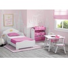 image:imageDelta Children Princess Crown Kids Wood Table and Chair Set with Storage  Greenguard Gold Certified WhitePinkFurniture