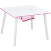 image:imageDelta Children Princess Crown Kids Wood Table and Chair Set with Storage  Greenguard Gold Certified WhitePinkFurniture