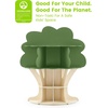 image:imageDelta Children Rainbow Bookcase  Greenguard Gold Certified Kids Bookshelf and Toy Storage Montessori Bookcase for Playroom Nursery and Classroom Colorful Kids Book Shelf Natural FinishTree