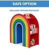 image:imageDelta Children Rainbow Bookcase  Greenguard Gold Certified Kids Bookshelf and Toy Storage Montessori Bookcase for Playroom Nursery and Classroom Colorful Kids Book Shelf Natural FinishRainbow