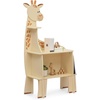 image:imageDelta Children Rainbow Bookcase  Greenguard Gold Certified Kids Bookshelf and Toy Storage Montessori Bookcase for Playroom Nursery and Classroom Colorful Kids Book Shelf Natural FinishGiraffe