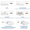 image:imageDelta Children Ruby 6in1 Convertible Crib amp Changing Table 2Piece Set  Greenguard Gold Certified Bianca White
