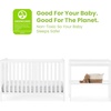 image:imageDelta Children Ruby 6in1 Convertible Crib amp Changing Table 2Piece Set  Greenguard Gold Certified Bianca White