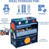 image:imageDelta Children Space Adventures Design amp Store 6 Bin Toy Storage Organizer  Greenguard Gold Certified Blue