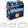 image:imageDelta Children Space Adventures Design amp Store 6 Bin Toy Storage Organizer  Greenguard Gold Certified Blue