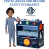 image:imageDelta Children Space Adventures Design amp Store 6 Bin Toy Storage Organizer  Greenguard Gold Certified Blue