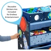 image:imageDelta Children Space Adventures Design amp Store 6 Bin Toy Storage Organizer  Greenguard Gold Certified Blue