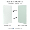 image:imageDelta Children Starlit Sky 2Stage Crib and Toddler Mattress for Infants amp Toddlers  Removable Machine Washable Mattress Cover  Waterproof  GREENGUARD Gold  Made in USA GreenGreen