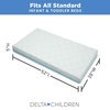 image:imageDelta Children Starlit Sky 2Stage Crib and Toddler Mattress for Infants amp Toddlers  Removable Machine Washable Mattress Cover  Waterproof  GREENGUARD Gold  Made in USA GreenBlue