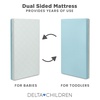 image:imageDelta Children Starlit Sky 2Stage Crib and Toddler Mattress for Infants amp Toddlers  Removable Machine Washable Mattress Cover  Waterproof  GREENGUARD Gold  Made in USA GreenBlue