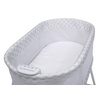 image:imageDelta Children Sweet Dreams Bassinet with Airflow Mesh Bedside Portable Crib with Vibration Lights and Music Grey InfinityGrey Infinity