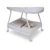 image:imageDelta Children Sweet Dreams Bassinet with Airflow Mesh Bedside Portable Crib with Vibration Lights and Music Grey InfinityGrey Infinity