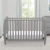 image:imageDelta Children Taylor 4in1 Convertible Baby Crib Easy to Assemble Sustainable New Zealand Wood GreyGrey
