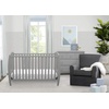 image:imageDelta Children Taylor 4in1 Convertible Baby Crib Easy to Assemble Sustainable New Zealand Wood GreyGrey