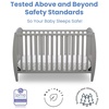 image:imageDelta Children Taylor 4in1 Convertible Baby Crib Easy to Assemble Sustainable New Zealand Wood GreyGrey