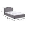 image:imageDelta Children Upholstered Twin Bed Rose PinkGrey