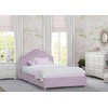 image:imageDelta Children Upholstered Twin Bed Rose PinkRose Pink