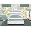 image:imageDelta Children Upholstered Twin Size Bed with Headboard Premium Wood Slat Support No Box Spring Needed Easy Assembly GreyWhite StripeGreyWhite Stripe