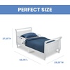 image:imageDelta Children Wood Sleigh Toddler Bed GreyWhite