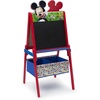image:imageDelta Children Wooden DoubleSided Easel with Storage  Greenguard Gold Certified Disney Mickey MouseDisney Mickey Mouse