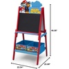 image:imageDelta Children Wooden DoubleSided Easel with Storage  Greenguard Gold Certified Disney Mickey MouseNick Jr PAW Patrol