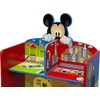 image:imageDelta Children Wooden Playhouse 4Shelf Bookcase for Kids PAW PatrolMickey Mouse