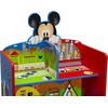 image:imageDelta Children Wooden Playhouse 4Shelf Bookcase for Kids PAW PatrolMickey Mouse
