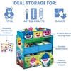 image:imageDisney Frozen II 6 Bin Design and Store Toy Organizer by Delta Children Greenguard Gold CertifiedBaby Shark