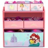 image:imageDisney Frozen II 6 Bin Design and Store Toy Organizer by Delta Children Greenguard Gold CertifiedDisney Princess
