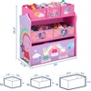 image:imageDisney Frozen II 6 Bin Design and Store Toy Organizer by Delta Children Greenguard Gold CertifiedPeppa Pig Unicorn