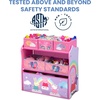 image:imageDisney Frozen II 6 Bin Design and Store Toy Organizer by Delta Children Greenguard Gold CertifiedPeppa Pig Unicorn