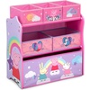 image:imageDisney Frozen II 6 Bin Design and Store Toy Organizer by Delta Children Greenguard Gold CertifiedPeppa Pig Unicorn