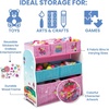 image:imageDisney Frozen II 6 Bin Design and Store Toy Organizer by Delta Children Greenguard Gold CertifiedTrolls World Tour