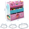 image:imageDisney Frozen II 6 Bin Design and Store Toy Organizer by Delta Children Greenguard Gold CertifiedTrolls World Tour