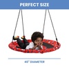image:imageDisney Mickey Mouse 40Inch Saucer Swing for Kids by Delta Children  Attaches to Swing Sets or Trees  Includes All Necessary Hanging Hardware amp Rope