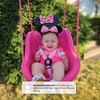 image:imageDisney Minnie Mouse 2in1 Outdoor Swing by Delta Children  for Babies and Toddlers  Full Bucket Seat