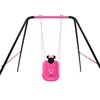 image:imageDisney Minnie Mouse 2in1 Outdoor Swing by Delta Children  for Babies and Toddlers  Full Bucket Seat