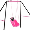 image:imageDisney Minnie Mouse 2in1 Outdoor Swing by Delta Children  for Babies and Toddlers  Full Bucket Seat