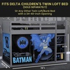 image:imageDisney Princess Loft Bed Tent  Curtain Set for Low Twin Loft Bed Bed Sold Separately by Delta ChildrenBatman