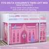 image:imageDisney Princess Loft Bed Tent  Curtain Set for Low Twin Loft Bed Bed Sold Separately by Delta ChildrenDisney Princess