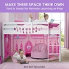 image:imageDisney Princess Loft Bed Tent  Curtain Set for Low Twin Loft Bed Bed Sold Separately by Delta ChildrenDisney Princess